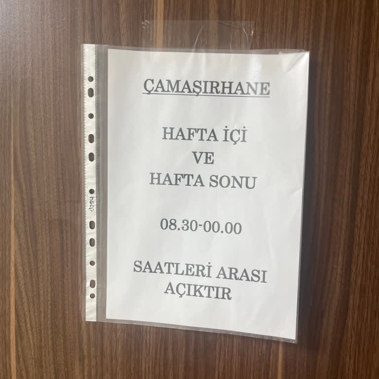 Fatma Bacı Kız Yurdu Çamaşırhane Sorunu