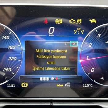 Mercedes C200'de Direksiyon Kilitlenmesi Ve ABS/EBS Çöküşü, Güvenlik Riski