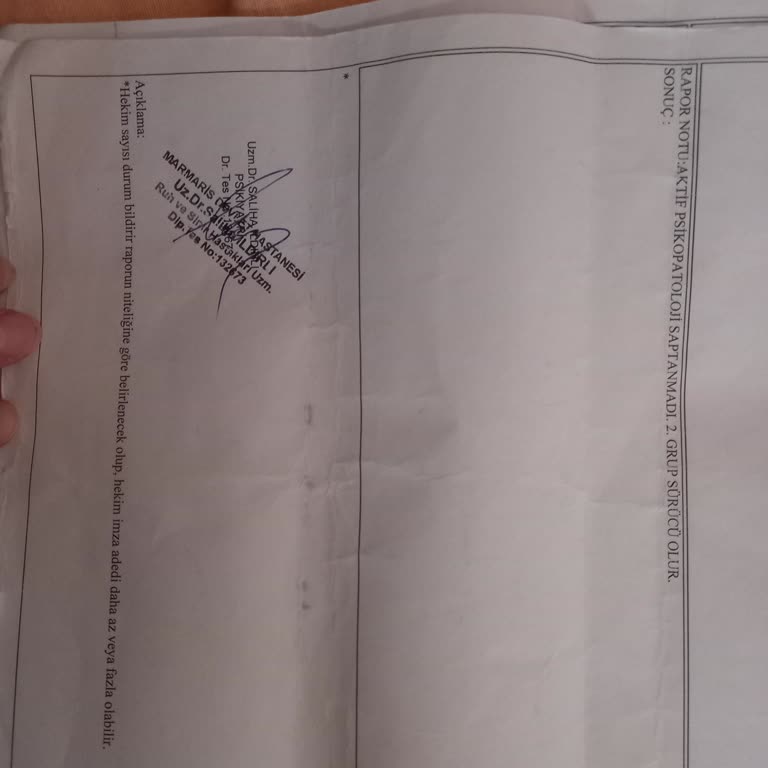 Marmaris Devlet Hastanesinin Sağlık Raporu Sürecinde Yönlendirme Ve Onay Hatası