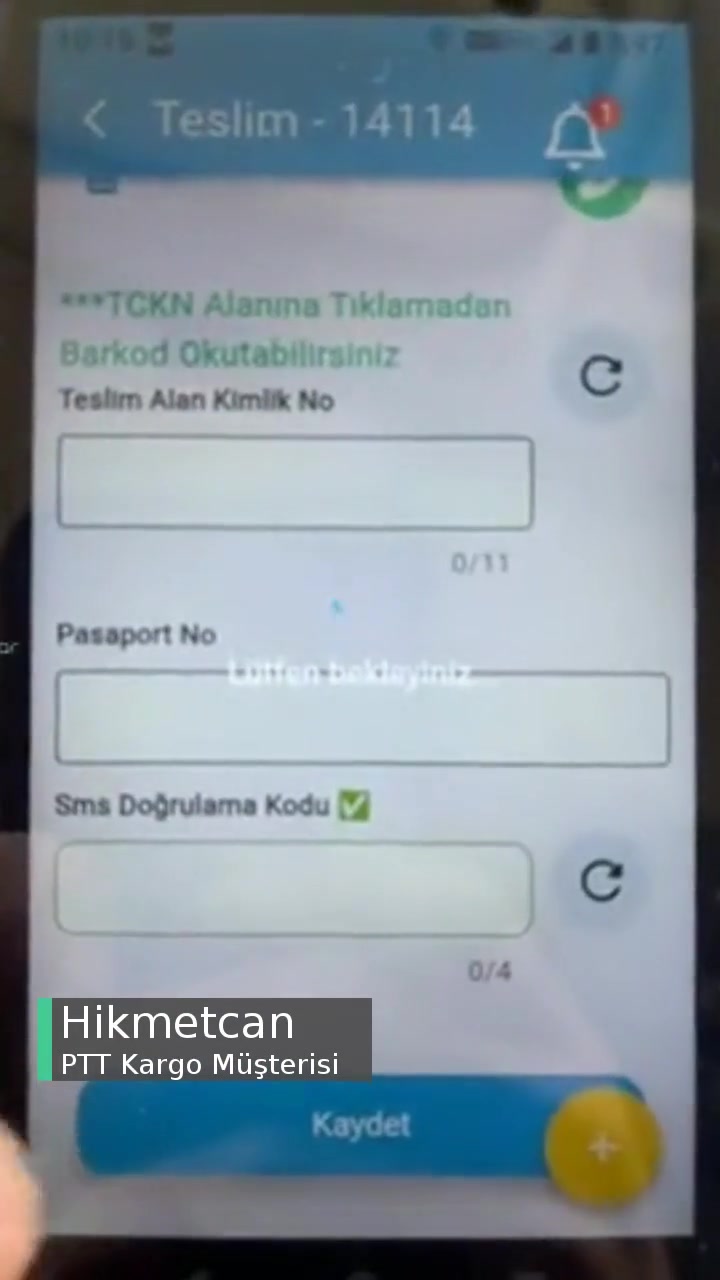 PTT Kargo Takip Sorunu! videonun kapak resmi