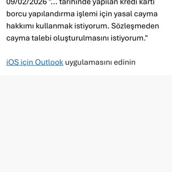 Denizbank Yapılandırma İptali Talebimin Reddedilmesi Ve Kredi Notumun Bozulması