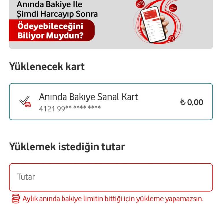 Hazır Limitim Görünmüyor Ve Müşteri Hizmetine Ulaşılamıyor