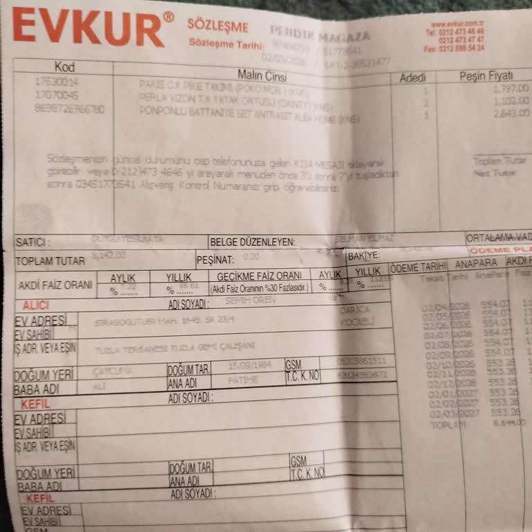 Pendik Evkur Mağazasında Tekrarlanan Yanlış Ürün Gönderimleri Ve Zorlayıcı İade Süreci