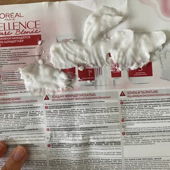 L’Oreal Saç Boyası Katı Ve Pütürlü, Kullanılamaz