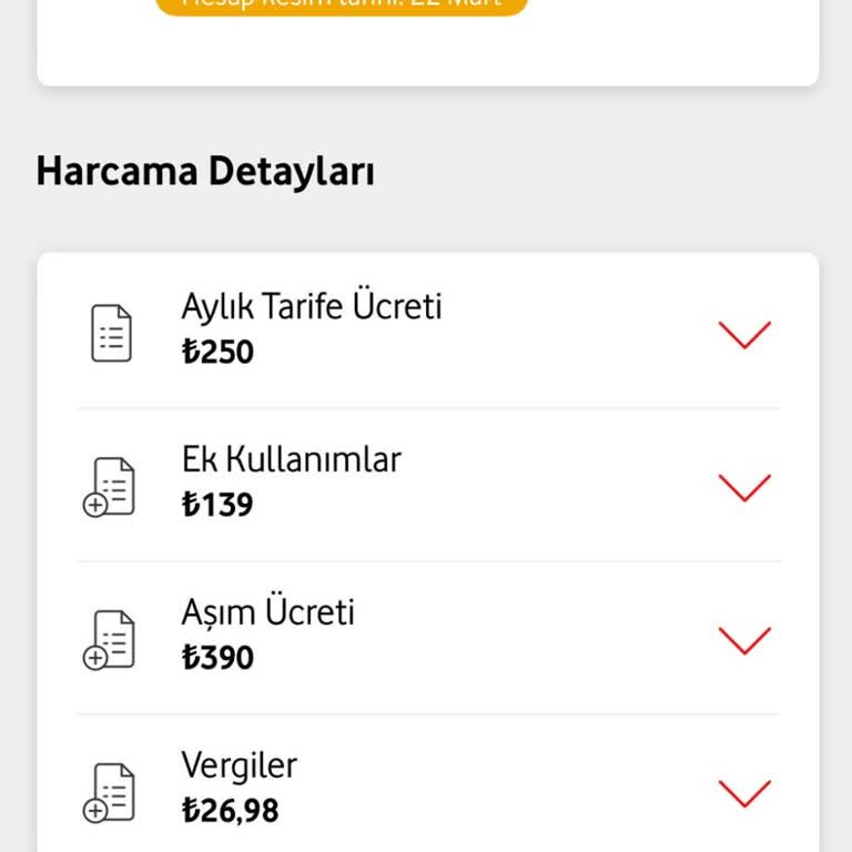 Uyarı Alınmadığı İçin Aşım Ücreti Fahiş Ve Müşteri Hizmetine Ulaşılamıyor
