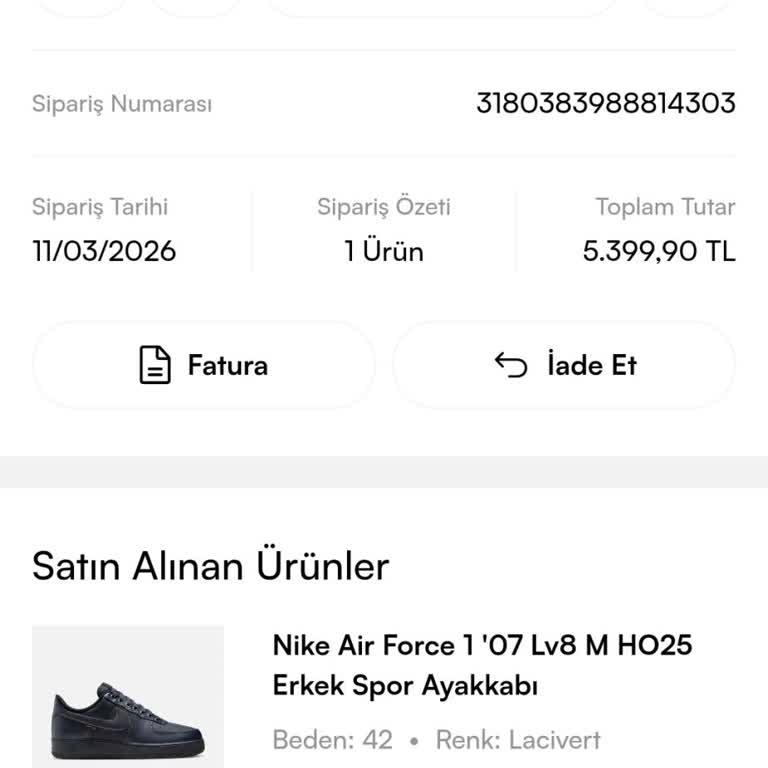 Kargo Takip Numarası Olmadan Ayakkabı Siparişinin Gecikmesi