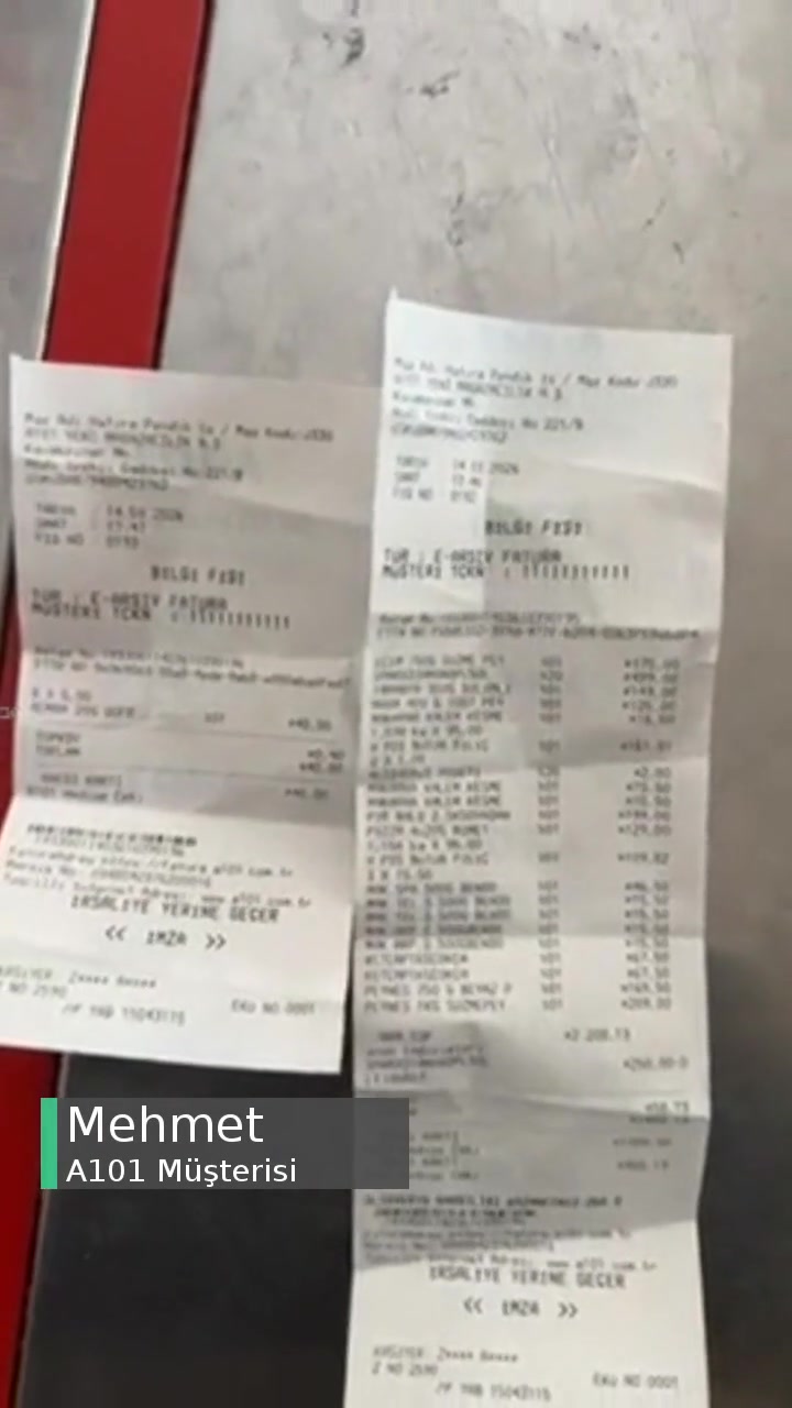 A101 Fatura Vermediler! videonun kapak resmi