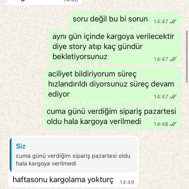 Kargo Gecikmesi Ve Saygısız İptal Reddi