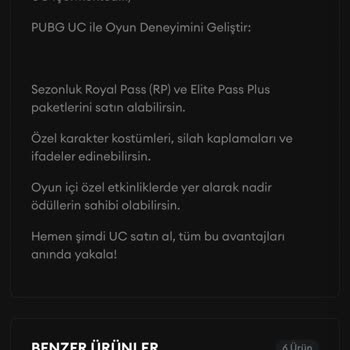 16200 UC Olarak Tanıtılan Pakette Yalnızca 325 UC Geldi Ve Fatura Yok, İade Talebi