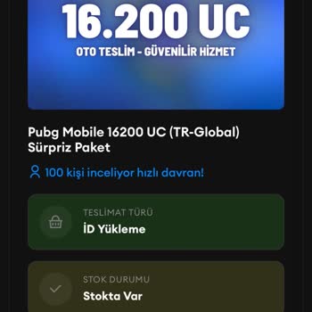16200 UC Olarak Tanıtılan Pakette Yalnızca 325 UC Geldi Ve Fatura Yok, İade Talebi