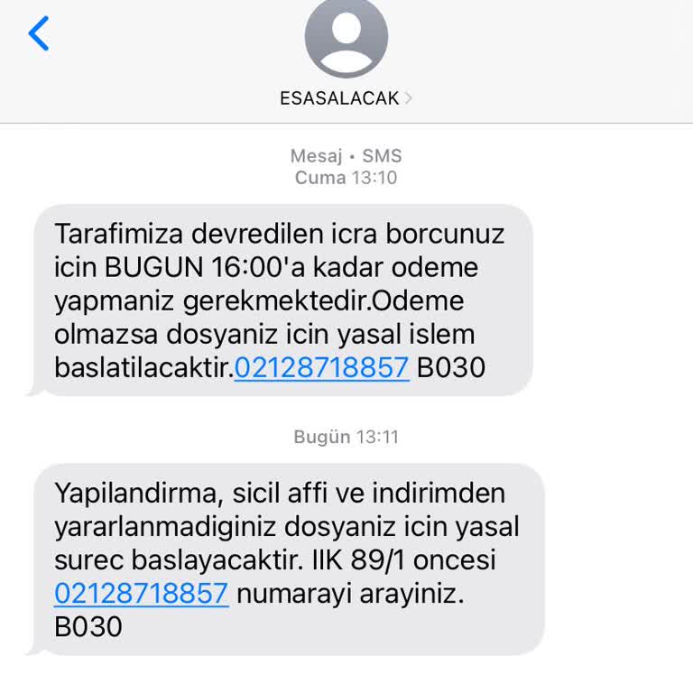 Vodafone’un 2004 Borcu İddiası İçin Sürekli Arama Ve Tehdit Mesajları