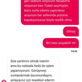 Kuryenin Zorla Kredi Kartı Ödeme İsteği Ve Yemeksepeti Müşteri Hizmetlerinin Çözüm Üretememesi