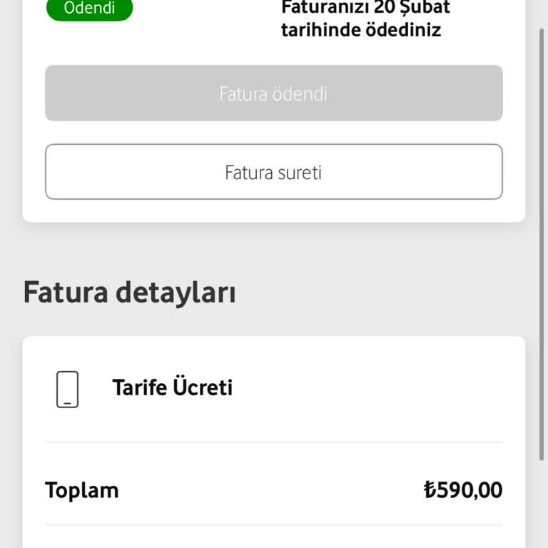 Vodafone Tarife Sözleşmesi İhlali Ve Fatura Hatası