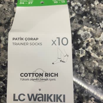 Satın Aldığım Çoraplar Eksik Ve Paket Yırtık