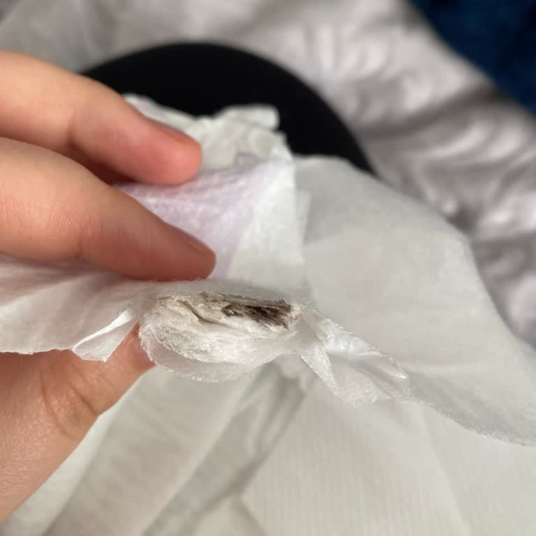 Molfix Bebek Bezinde Sert Yabancı Nesne