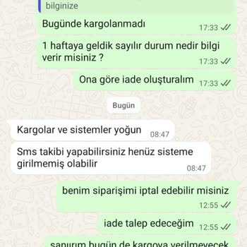 Papuc Konağı'ndan Üç Ayakkabı Siparişi İçin İade Ve Teslimat Yokluğu Şikayeti