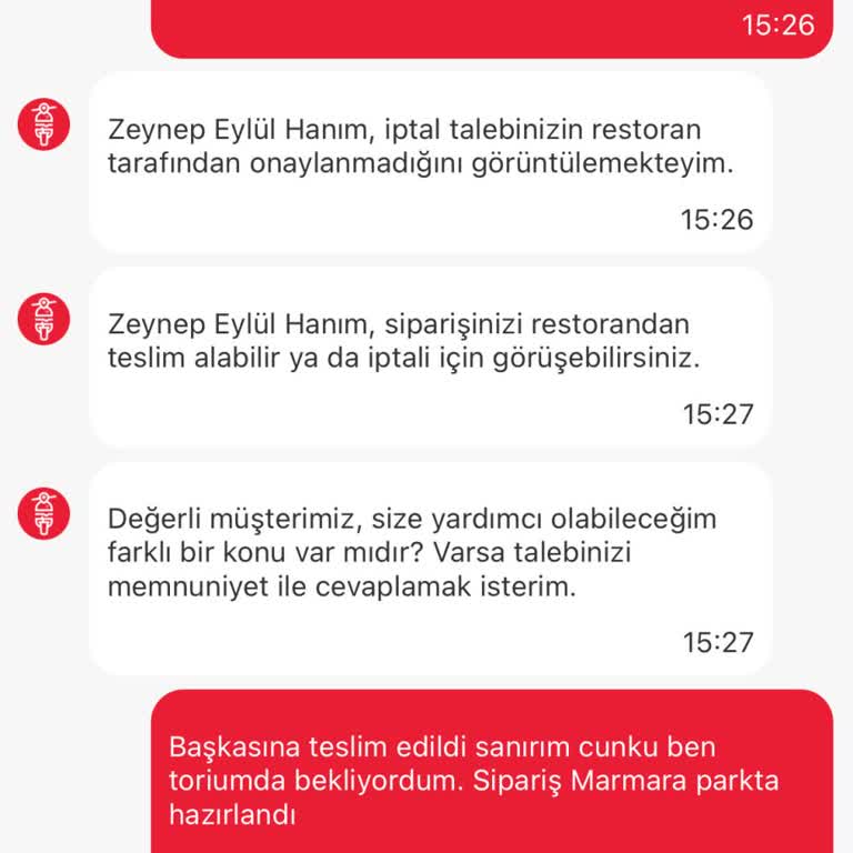 İptal Edilen Sipariş Teslim Edildi Gibi Gösterildi Ve İade Yapılmadı