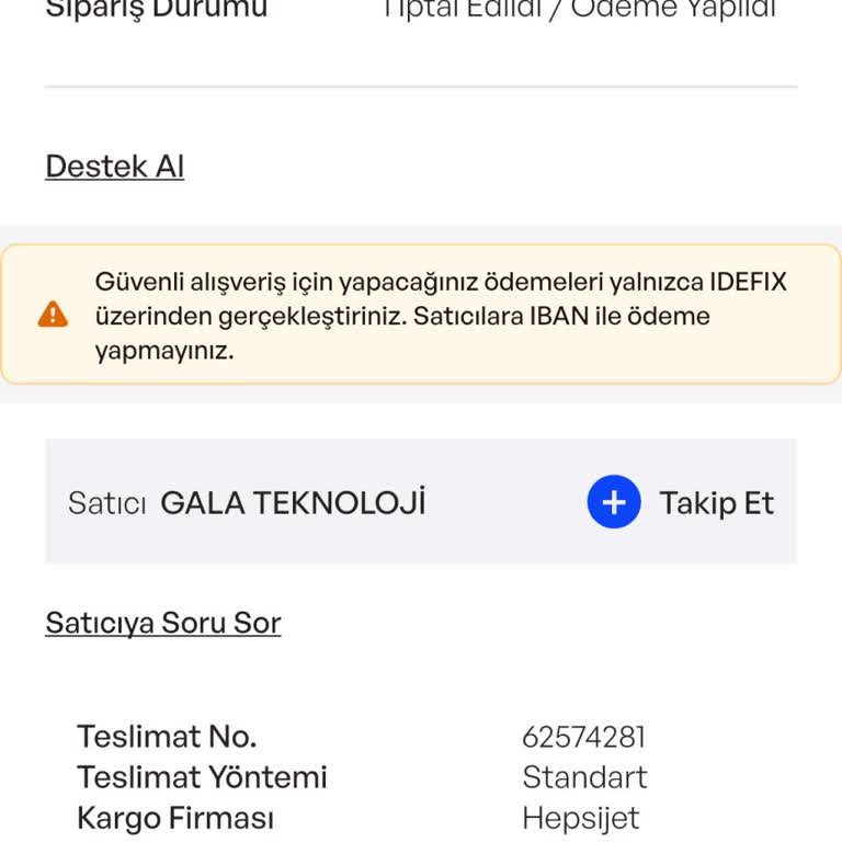 İdefix Entegrasyon Hatası Nedeniyle Sipariş İptali Ve Kampanya Kaçırma