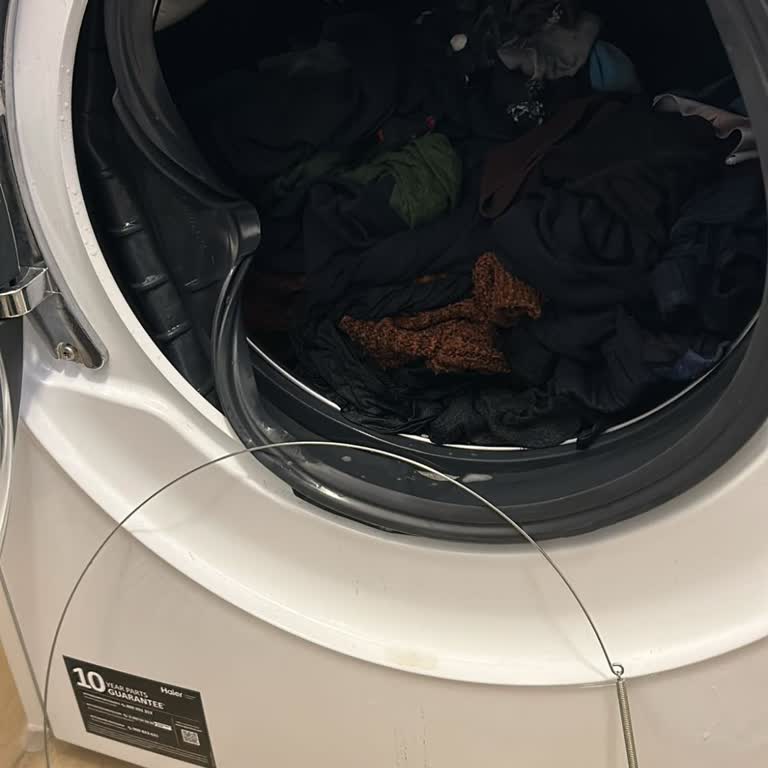 Haier Washer Door Seal Came Off After Repair – Poor Service Workmanship