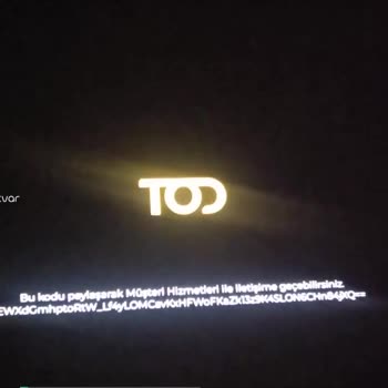 Tod TV Hata Alıp İzleyemiyoruz!