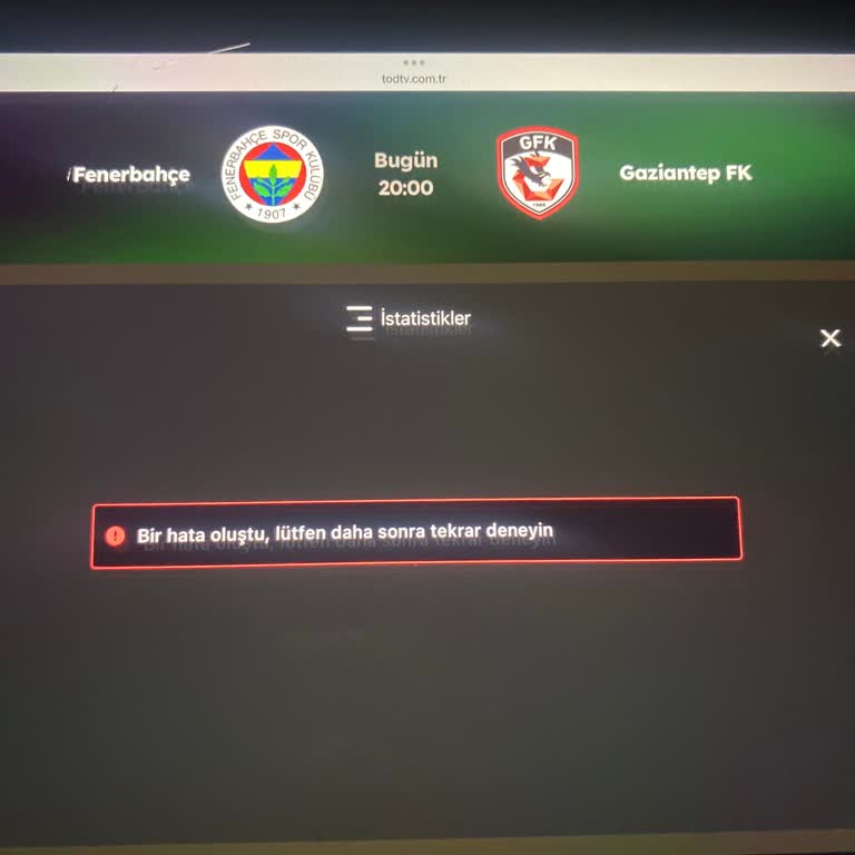 Tod TV Canlı Maç İzlemek İstediğimde Sistemden Hiçbir Şekilde Faydalanamıyorum
