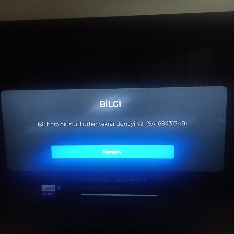 LG Televizyonumda Tod TV Maç Yayını Açılmıyor