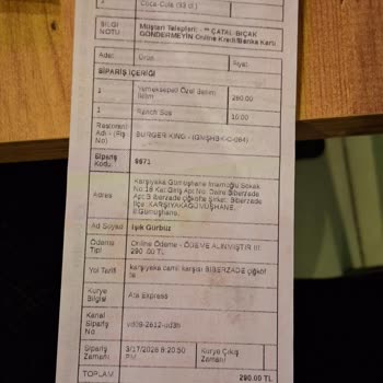 Burger King Ekstra Cheddar Ücreti İadesi Talebi