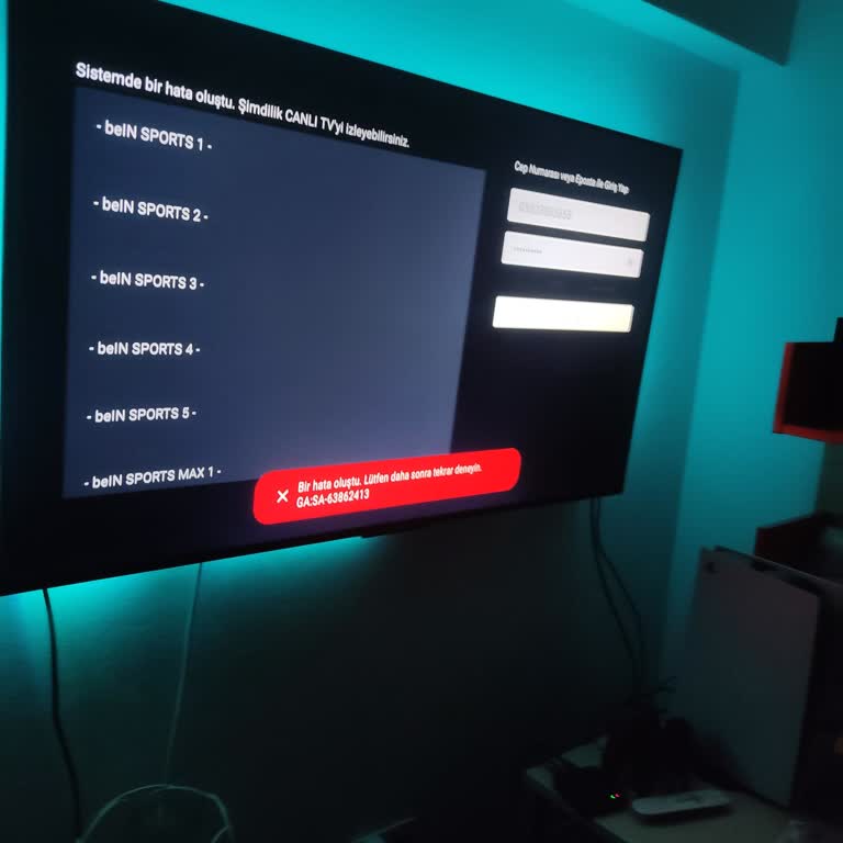 Bein Connect Erişim Hatası Ve 500 TL Ücretli Hizmetin Kullanılamaması