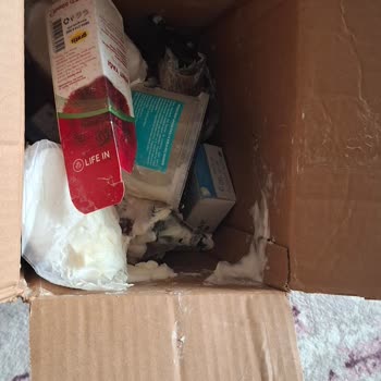 Kırık Kutu Ve Sızıntı, Üçüncü Defa Ürün Kirlendi Ve İade Sorunu