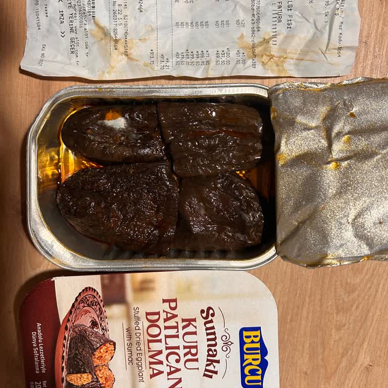 Son Kullanma Tarihi Uzun Kuru Patlıcan Dolma’da Küf Ve İade Talebi
