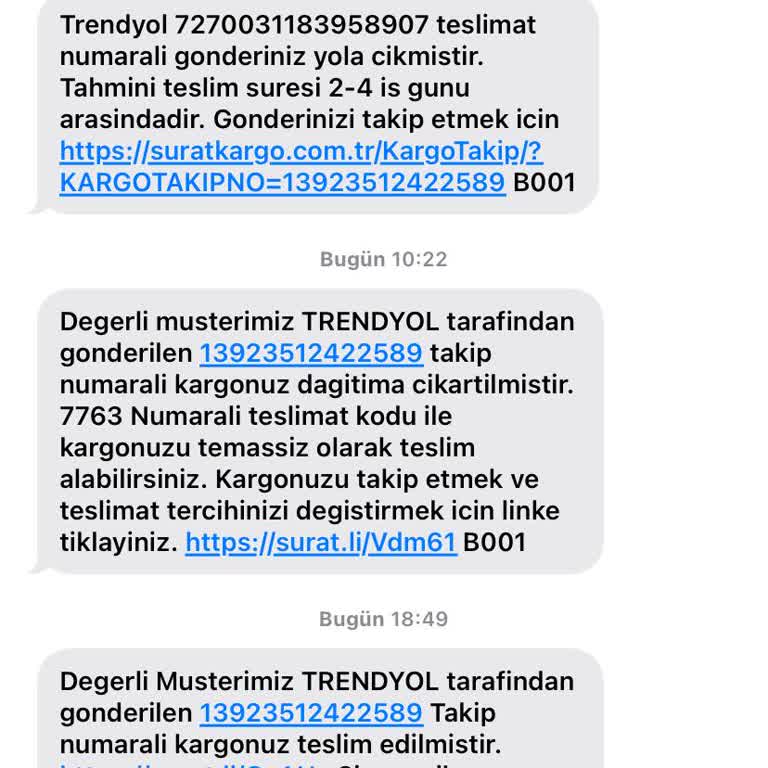 Sürat Kargo’da Teslim Edildiği Görünen Kargonun Bulunamaması