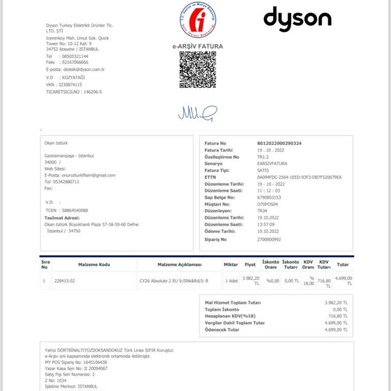 Motor Filtresi Parça Eksikliği Ve Yanıltıcı Servis Bilgisi Nedeniyle Ürün Değişimi Talebi