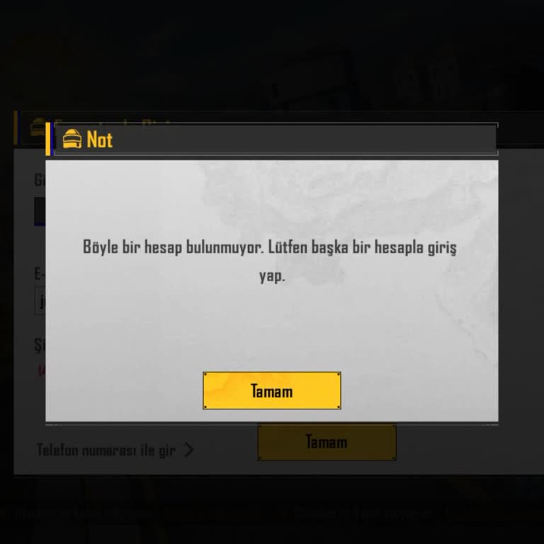 Satın Aldığım PUBG Hesapları Giriş Yapmıyor Ve Satıcı Yanıt Vermiyor