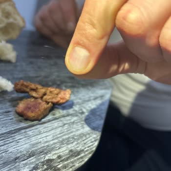 Ankara Eskişehir Yolu'ndaki BP Benzinlik Köfteci Yusuf Şubesinde Kıl Bulduk