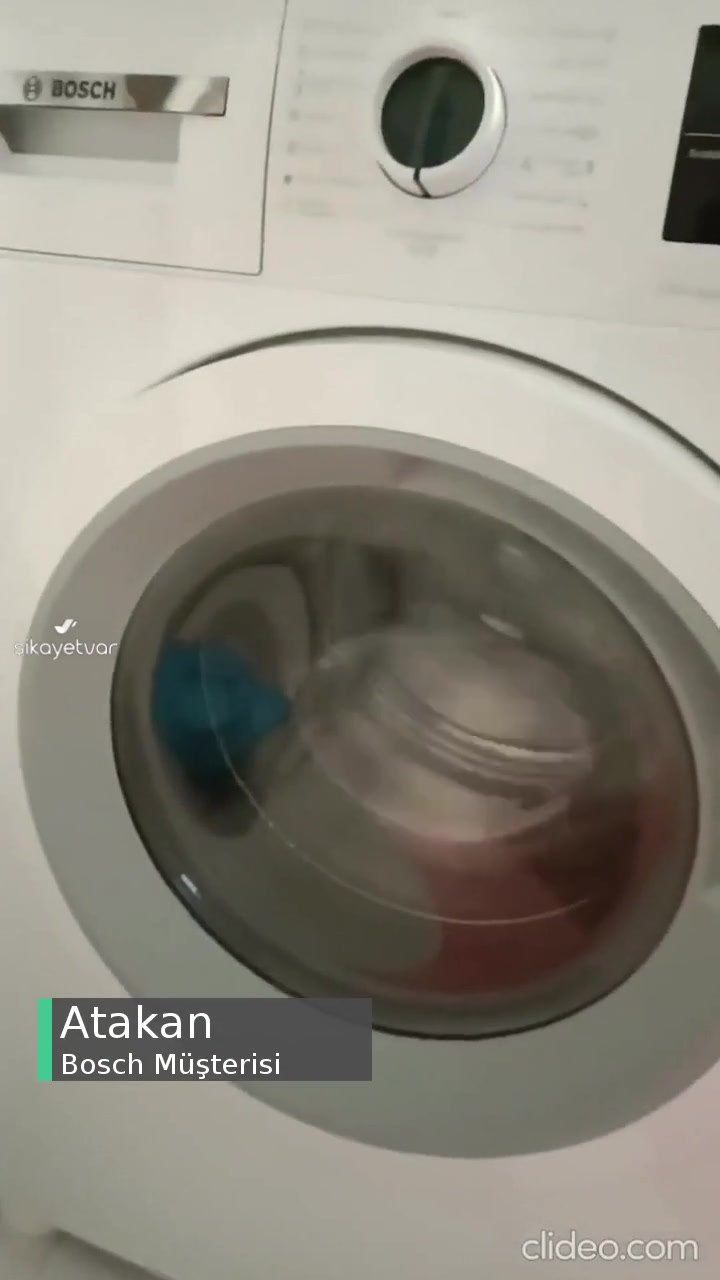 Bosch WAN24200TR Çamaşır Makinesi Hüsranı! videonun kapak resmi
