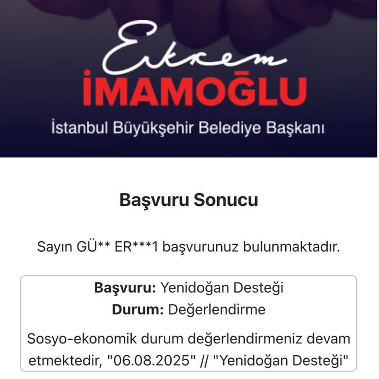 Yenidoğan Yardım Başvurusunun Uzun Süreli Belirsizliği Ve Hızlı Çözüm Talebi