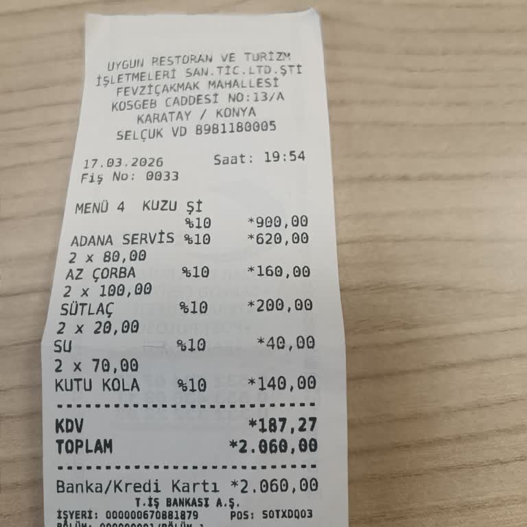 Etçi Hakan Menü İle Kasadaki Fiyatlar Uyuşmadı!