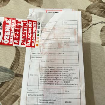 Acılı Mayonez İsteği Görmezden Gelindi, Sipariş İptal Edilemedi Ve Yanlış Ürün Gönderildi