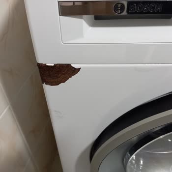 Garanti Altındaki Bosch Çamaşır Makinem Kısa Sürede Paslanıp Çürüdü, Servis Kullanıcı Hatası Diyor