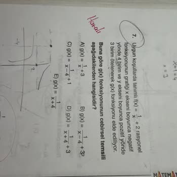 Matematiğin İlacı Soru Bankasındaki Cevap Anahtarı Ve Video Çözümlerindeki Hatalar
