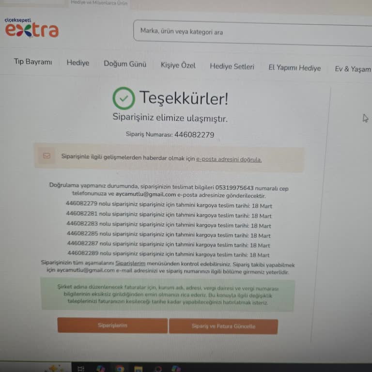 Eksik Bileklik Ve Yanlış Ürün Gönderimi Şikayeti
