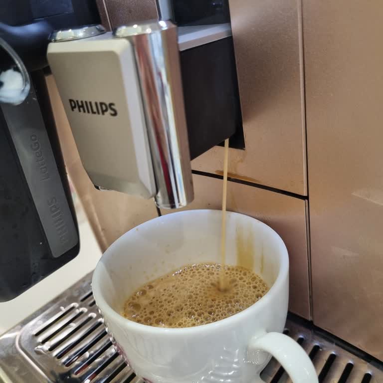 Philips LatteGo 5543 Kahve Makinesi Kahveyi Atık Haznesine Akıtıyor