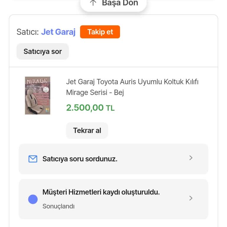 Jet Garaj Mağazası Ürün Gönderemedi, Stok Bilgisi Yanıltıcı
