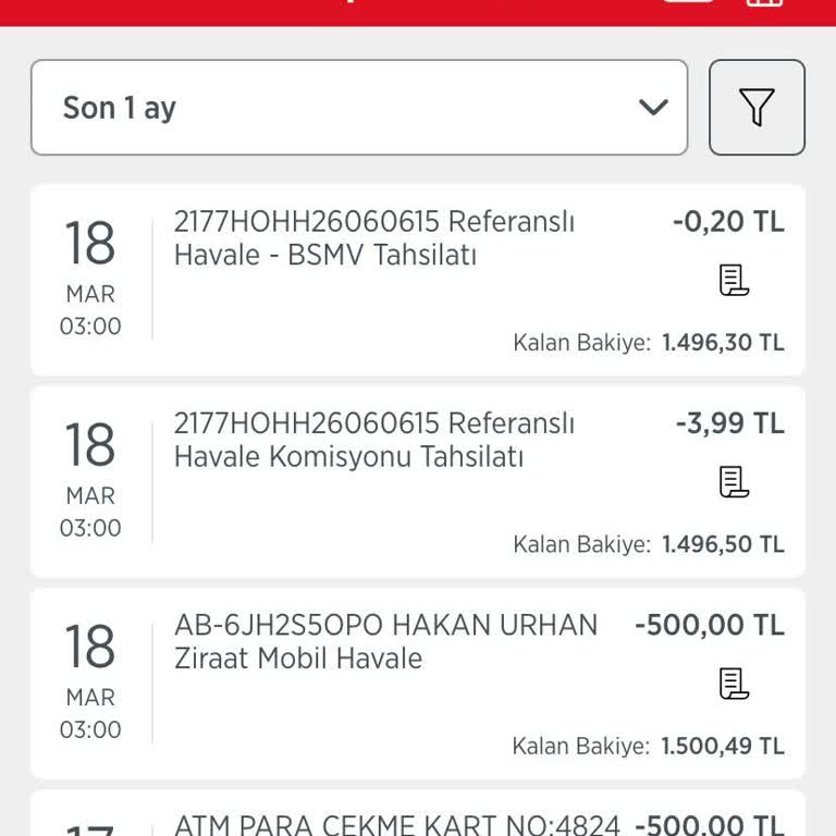 Kredi Kartı İle Yatırılan 500 TL Bakiyemde Görünmüyor