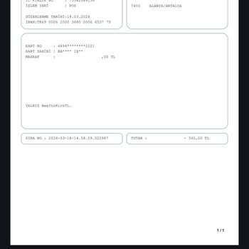 Havabüs Otobüsünde Kartla Ödeme Üzerinden Alınan 100 TL Fazladan Ücret Mağduriyeti