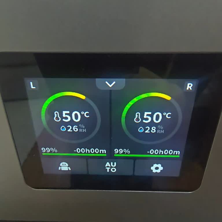 Solicito reemplazo del secador Creality X4 por humedad que no baja