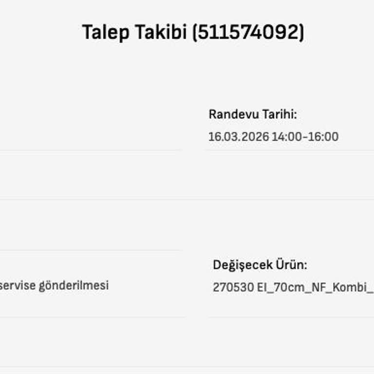 Garanti Kapsamındaki Buzdolabı Değişimi Gecikmesi Ve Acil Teslimat Talebi