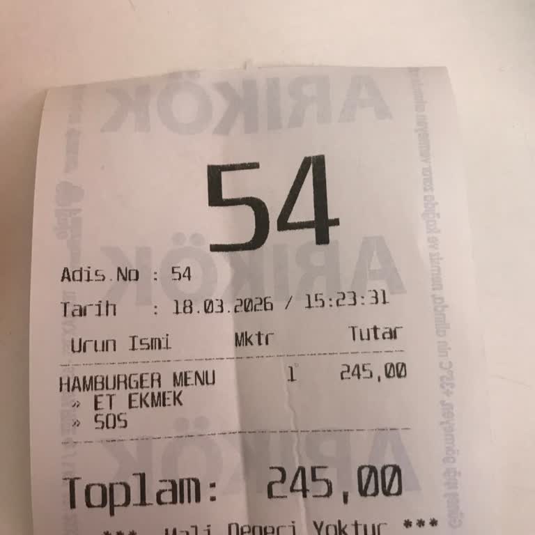 Çocuk Menüsü Reddine Ve Çalışanların Saygısız Tutumuna İtiraz