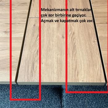 Açılır Masada Mekanik Aykırı, Servis Sorunu Çözülmedi Ve Değişim İstiyorum