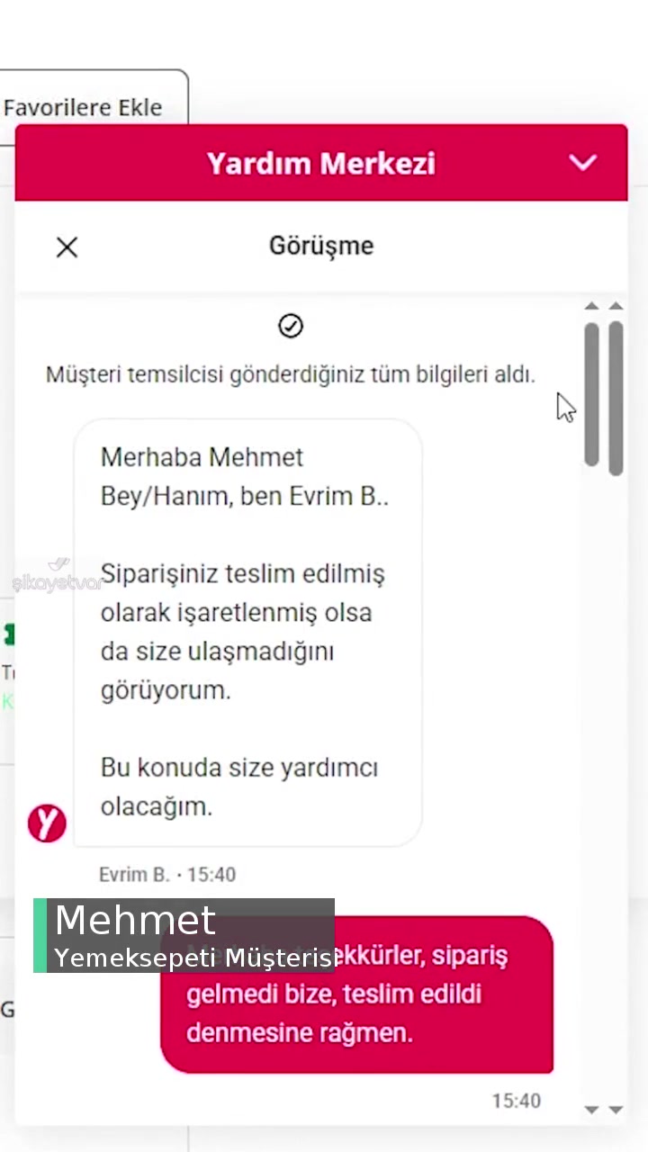 Yemeksepeti'nin Müşteriye Olan Duyarsızlığı videonun kapak resmi